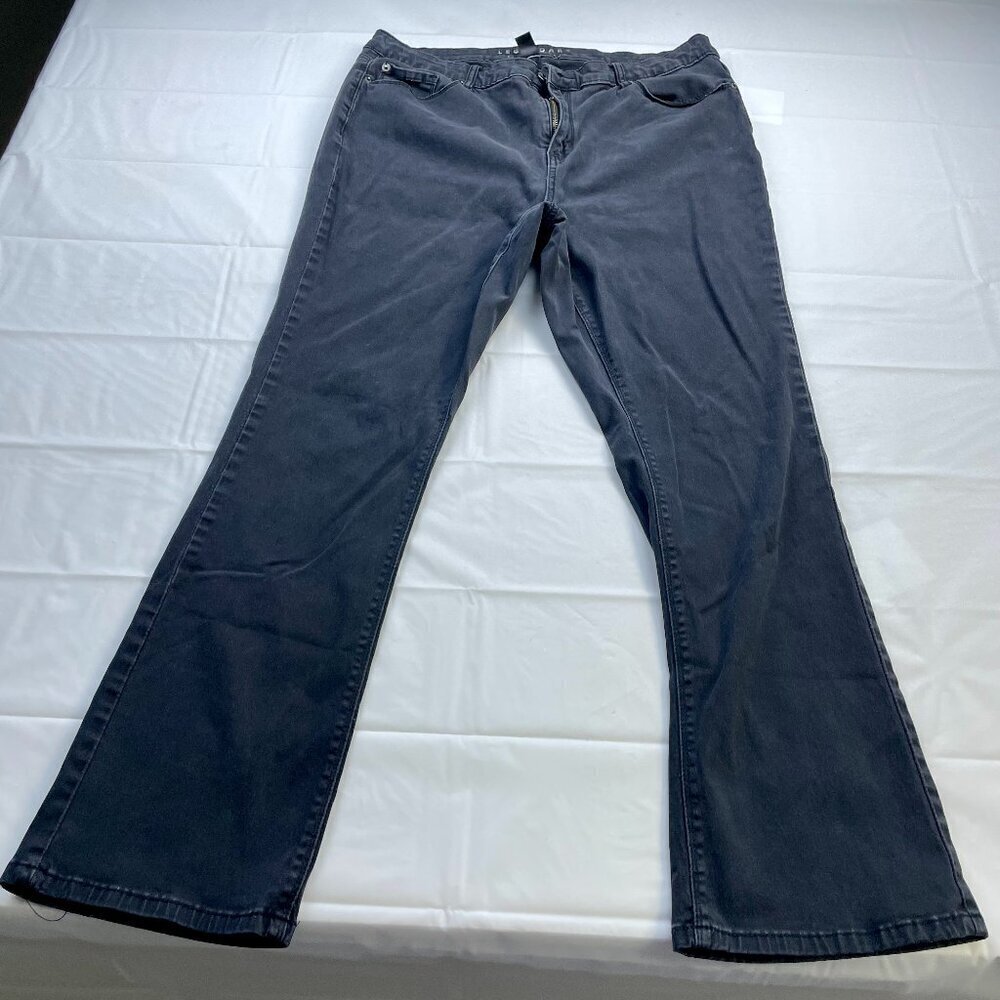 Ashley Stewart Black Bootcut Jeans Size 18R